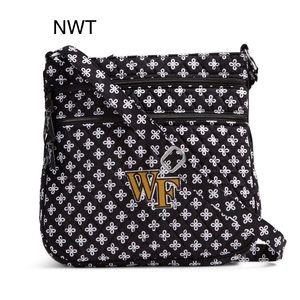 VB NCAA Triple Zip Hipster Crossbody, Wake Forest